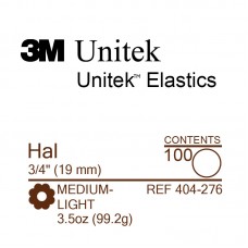 3M Unitek Hal (Хал) 3/4" (19 мм) 3,5 Oz (99,2 г) эластики внутриротовые