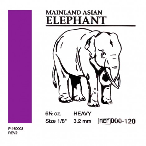 American Ortodontics Mainland Asian Elephant Слон эластики внутриротовые Heavy 1/8" (3,2 мм) 6,5 Oz (180 гр)