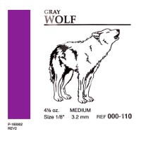 American Ortodontic Gray Wolf Волк 1/8" (3.18 мм) 4,5 Oz. эластики внутриротовые