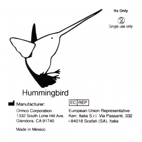 Ormco Hummingbird резиновая тяга для брекетов Колибри 1/8" (3,18 мм) 2 Oz (60 гр)
