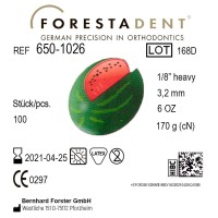 Forestadent Арбуз эластики внеротовые 1/8 (3,2 мм) 6 Oz (170 гр)