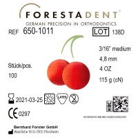 Forestadent Вишня эластики внеротовые 3/16" (4,8 мм) 4 Oz (115 гр)