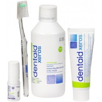 Dentaid Xeros Kit набор от сухости полости рта (зубная щетка, паста, ополаскиватель и спрей)