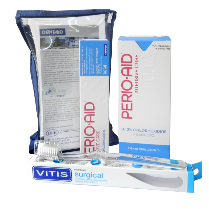 Perio Aid 0.12 kit малый набор с хлоргексидином для гигиены полости рта 
