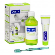 Vitis Orthodontic Kit набор ортодонтический большой (зубная щетка, паста и ополаскиватель) в коробке