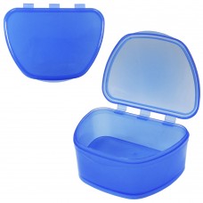 MIG DB-05 контейнер для съемных зубных протезов темно-синий (67*92*38мм)