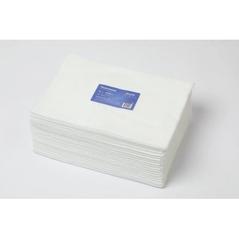 WHITE LINE одноразовые полотенца 45*90  (50 шт) спанлейс белые