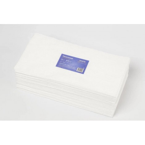 White Line одноразовые полотенца 35*70 см (50 шт) спанлейс белые
