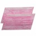 Safety маски розовые трехслойные в коробке (50 шт)
