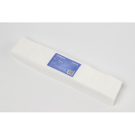White Line одноразовые салфетки 8*40 см спанлейс белые в пачке (100 шт)