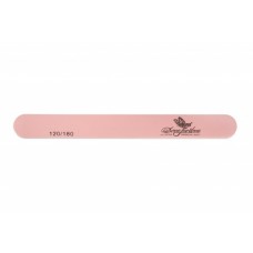 Dona Jerdona 100419 Пилка для искусственных и натуральных ногтей 120/180 овальная узкая розовая
