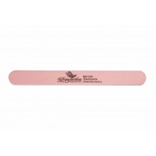 Dona Jerdona пилка для искусственных ногтей 80/100 овальная узкая розовая