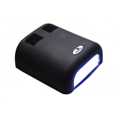 Дона Жердона 100100 Ч черная матовая лампа UV 36W с таймером на 120 секунд и бесконечность 