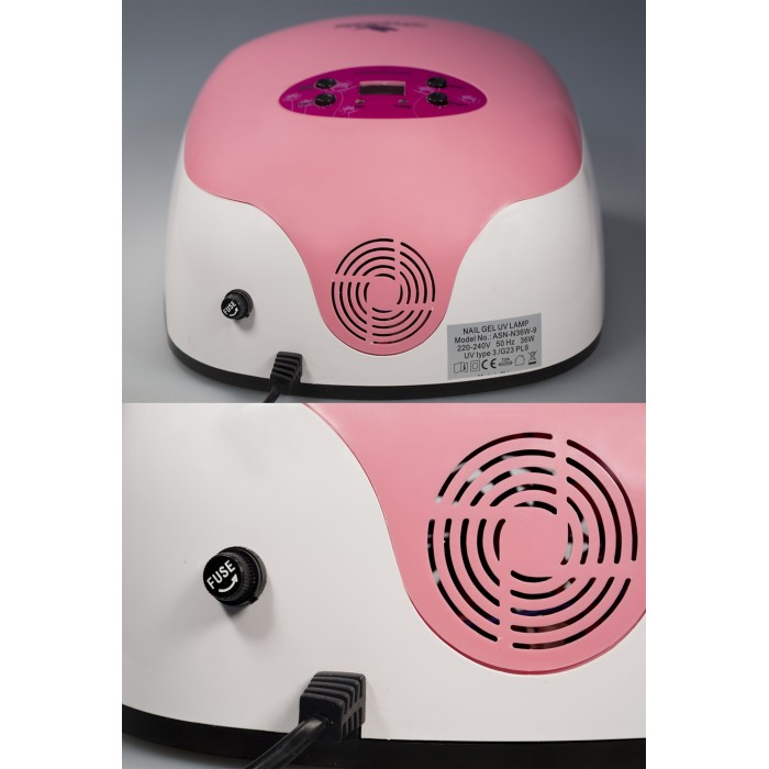 Дона Жердона Д770Р UV лампа 36W с регулируемым вентилятором розовая