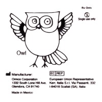 Ormco Owl Сова слабые внутриротовые эластики 1/4" 2Oz 3B