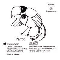 Ormco Parrot Попугай слабые внутриротовые эластики 5/16" 2Oz 4B