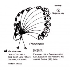 Ormco Peacock Павлин слабые внутриротовые эластики 1/2" 2 Oz 6B