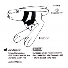Ormco Rabbit Кролик средне-сильные 3/16" 3,5Oz 2D внутриротовые эластики