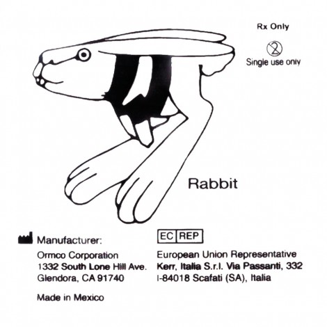 Ormco Rabbit резиновая тяга для брекетов Кролик 3/16" (4,76 мм) 3,5 Oz (100 гр)