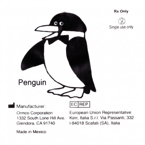 Ormco Penguin резиновая тяга для брекетов Пингвин 5/16" (7,94 мм) 3,5 Oz (100 гр)