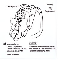 Ormco Leopard Леопард слабые внеротовые эластики 1/4" 8Oz 3G