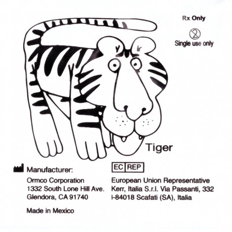 Ormco Tiger резиновая тяга для брекетов Тигр 3/8" (9,35 мм) 8 Oz (230 гр)
