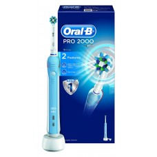 Braun Oral-B PRO 2000 D20.543.2M (blue) электрическая зубная щётка (4 насадки)