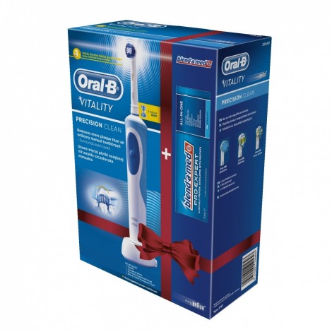Braun ORAL-B Vitality Precision Clean D12.513 (+ паста) электрическая зубная щётка 