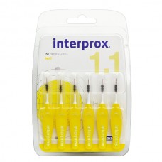 Interprox mini 1.1 (0.7 - 3 мм) межзубные ершики 6 шт