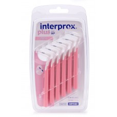 Interprox Plus Nano ISO 0 (0,38 - 1,9 мм) межзубные ершики (6 шт) розовые