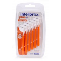 Interprox Plus Super Micro ISO 1 (0,5 - 2 мм) межзубные ершики (6 шт) оранжевые