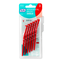 TePe Angle Размер 2 угловые межзубные ершики 0,5 мм (6 шт) красные
