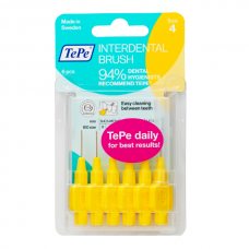 TePe Interdental brush original межзубные ершики 0,7 мм (6 шт) желтые
