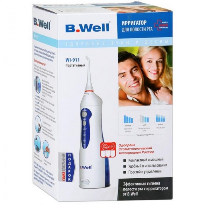 B.Well WI-911 медицинский портативный ирригатор для полости рта