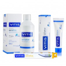 Vitis Sensitive набор для чувствительных зубов (зубная щетка, паста и ополаскиватель)