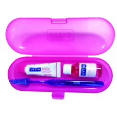 Vitis Gingival Kit набор для ухода за деснами (зубная щетка, паста и ополаскиватель) в пенале