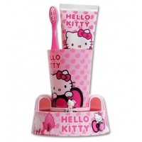 SmileGuard Hello Kitty Toothbrush Timer Gift Set Набор детский(подставка-таймер,стакан,щетка,паста)
