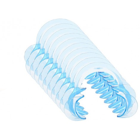 Стоматологический ретрактор (расширитель губ) синий пластик (10 шт)