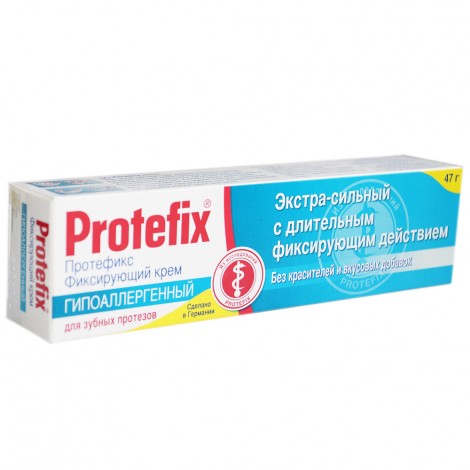 Protefix крем фиксирующий гипоаллергенный экстра-сильный для зубных протезов (40 мл) 009047