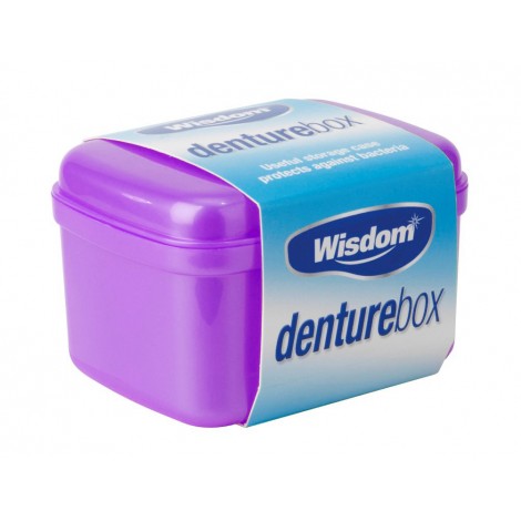 Wisdom Denture Box 12 емкость для хранения и очистки съемных зубных протезов (68*88*57мм) (1 шт)