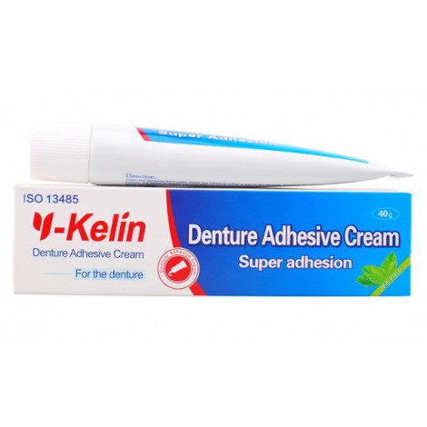 Y-Kelin фиксирующий крем для зубных протезов (40 гр)