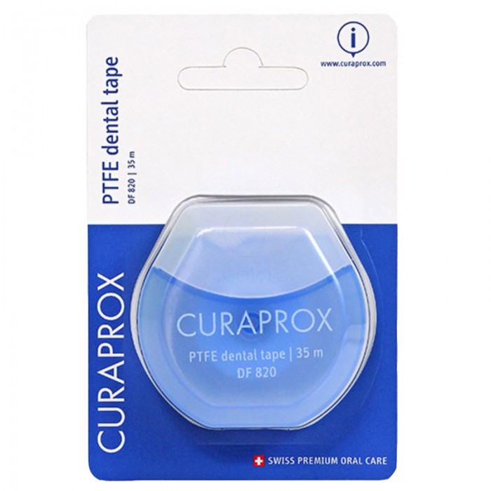Curaprox DF820 PTFE dental tape зубная нить на Dizion
