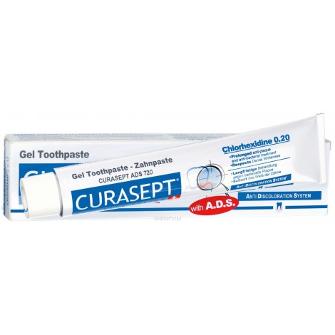 Curasept зубная паста гелеобразная 0,20% хлоргексидин (75 мл)