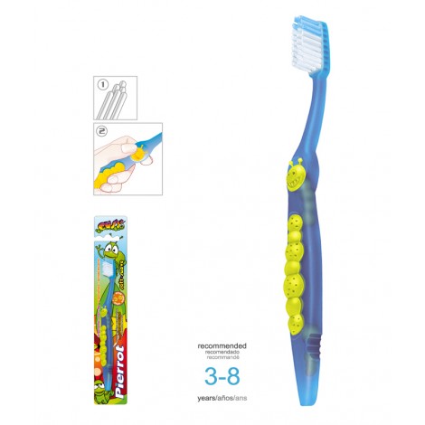 Pierrot Gusy зубная щетка с мягкими щетинками для детей от 3 до 8 лет (1 шт)