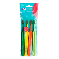 TePe Colour Compact X-Soft набор зубных щеток супер мягких (4 шт)