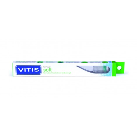 Vitis soft зубная щетка с мягкими щетинками в твердой упаковке (1 шт)