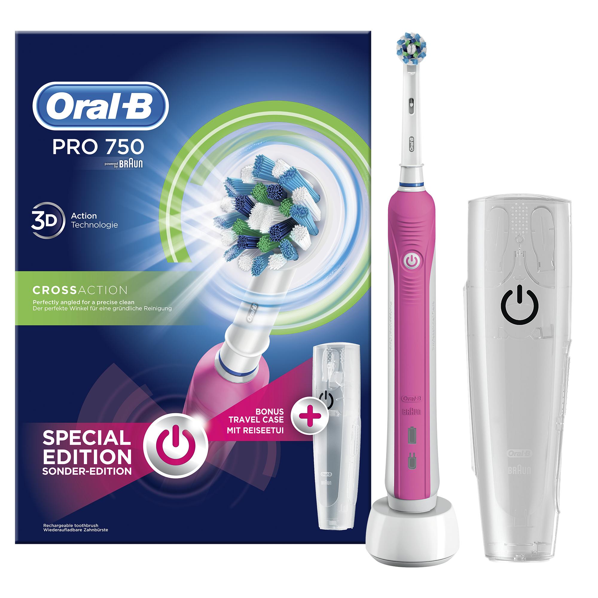зубная щетка braun oral b 750 d