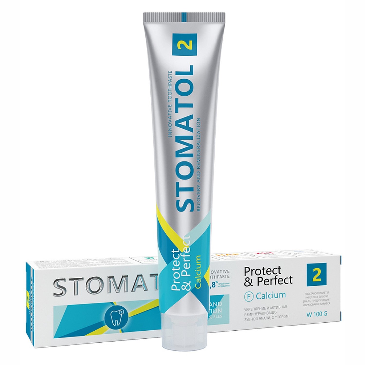 Stomatol Calcium реминерализирующая зубная паста (100 гр)